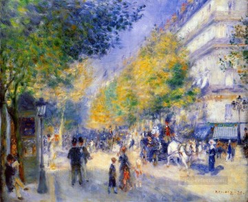Pierre Auguste Renoir Painting - los grandes bulevares Pierre Auguste Renoir